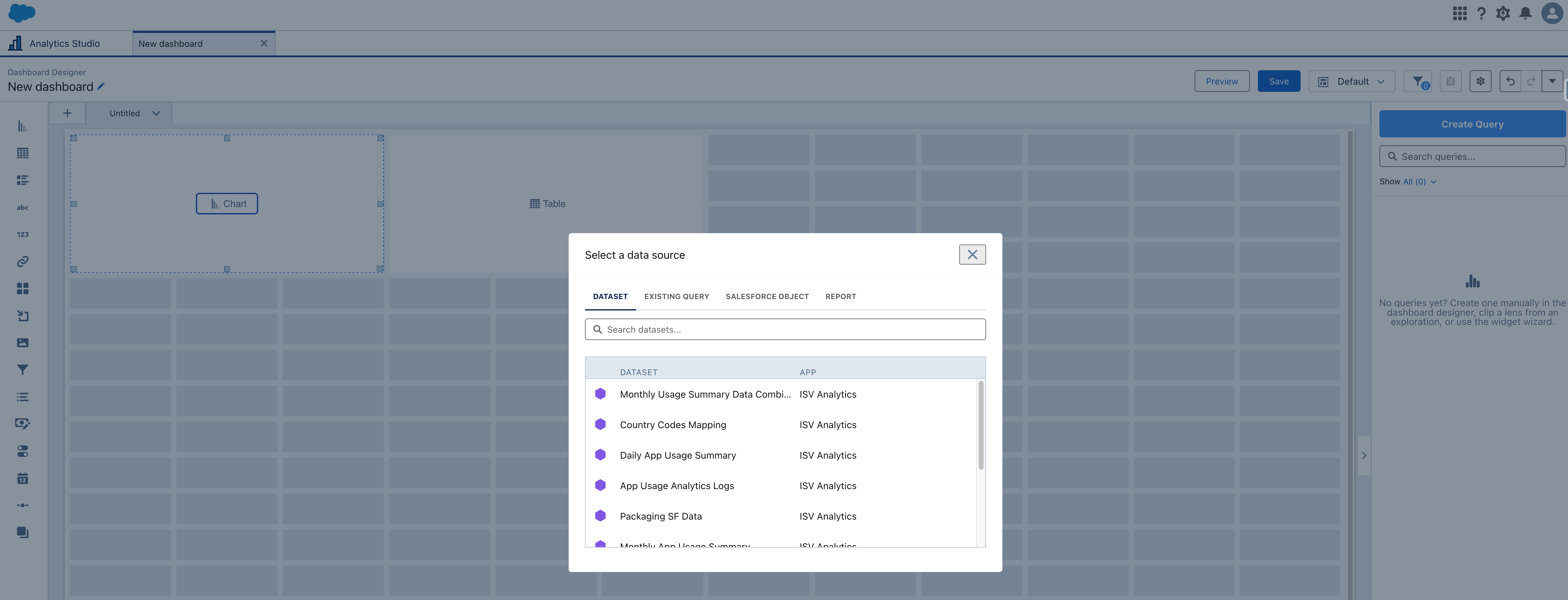 create custom dashboard